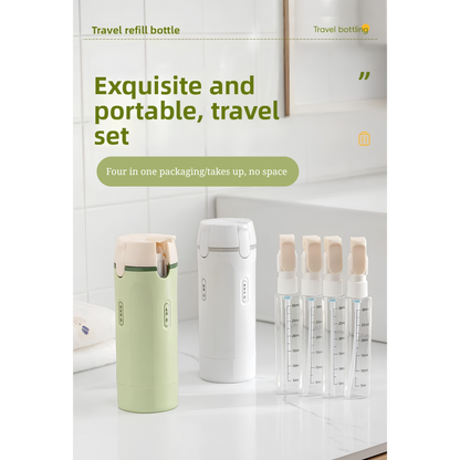 Four-in-One Travel Dispenser Bottle