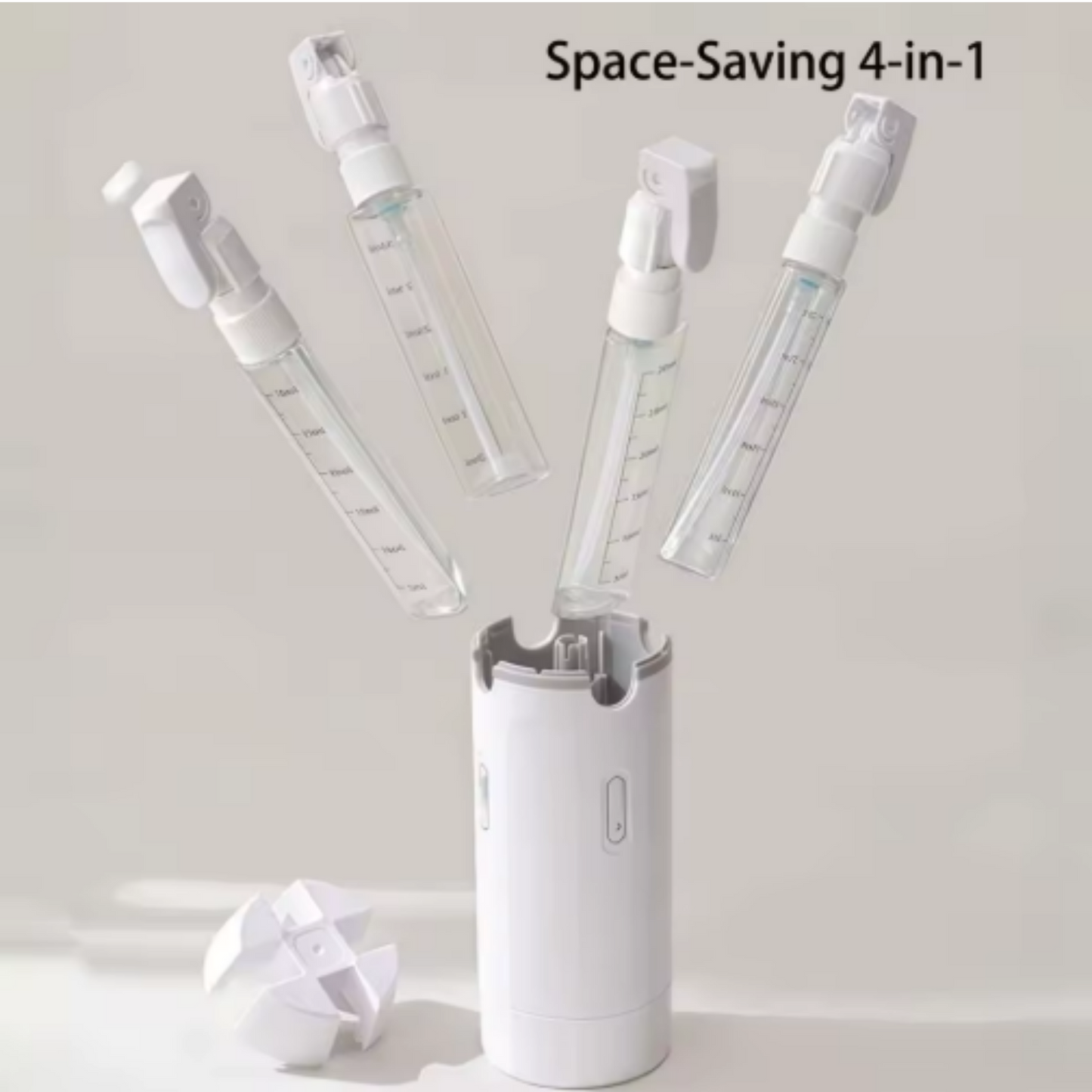Four-in-One Travel Dispenser Bottle