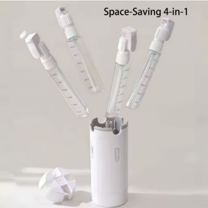 Four-in-One Travel Dispenser Bottle