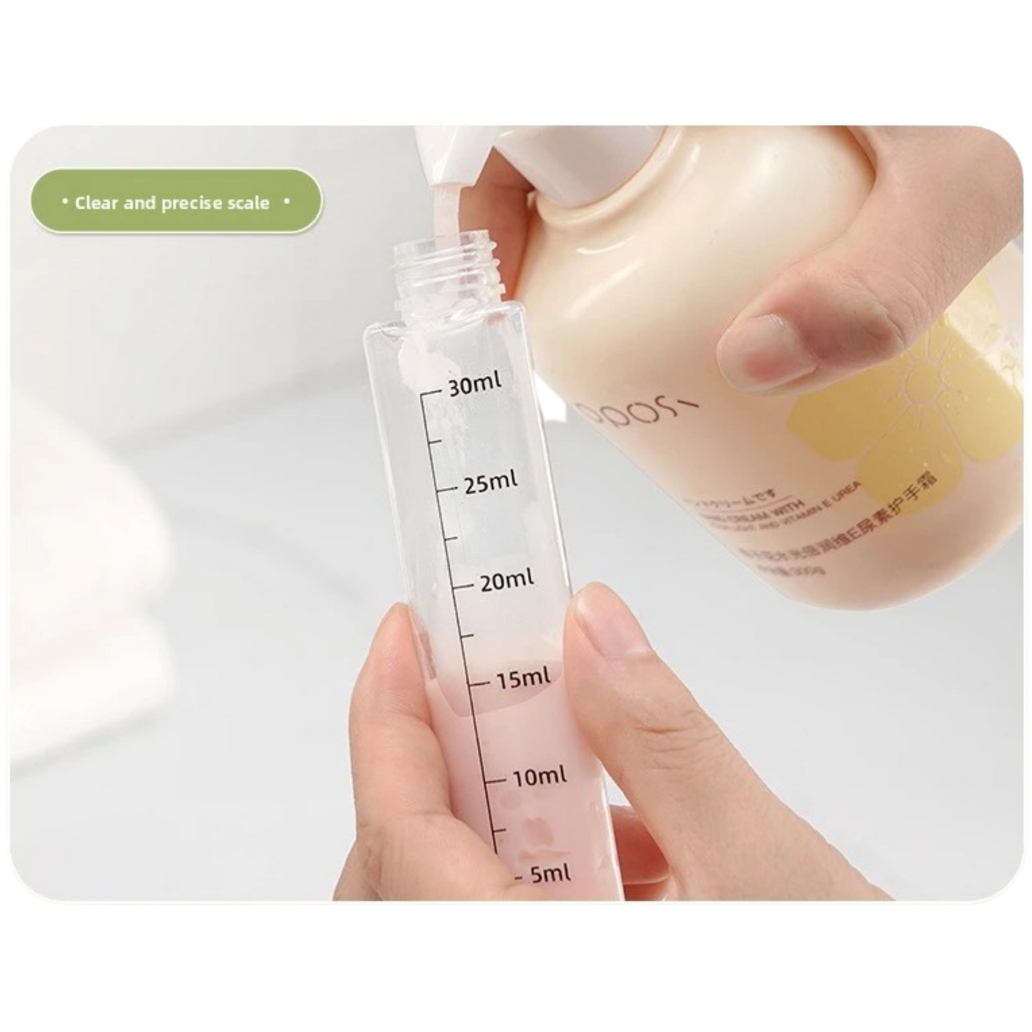 Four-in-One Travel Dispenser Bottle