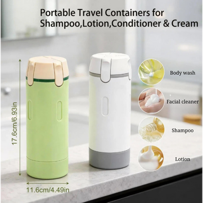 Four-in-One Travel Dispenser Bottle
