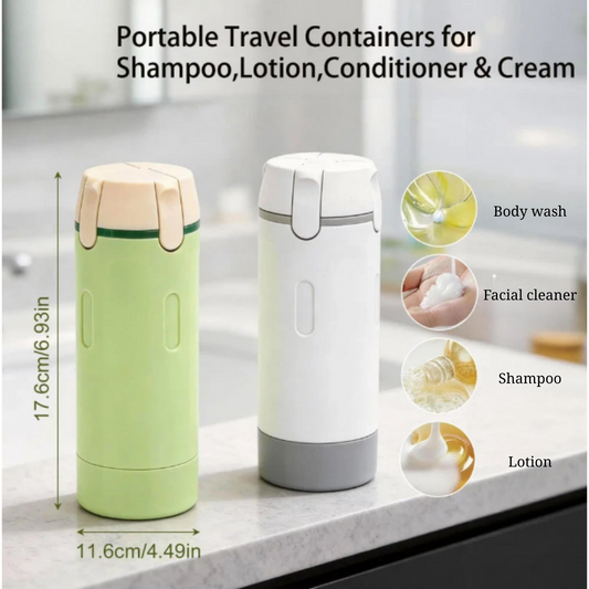 Four-in-One Travel Dispenser Bottle